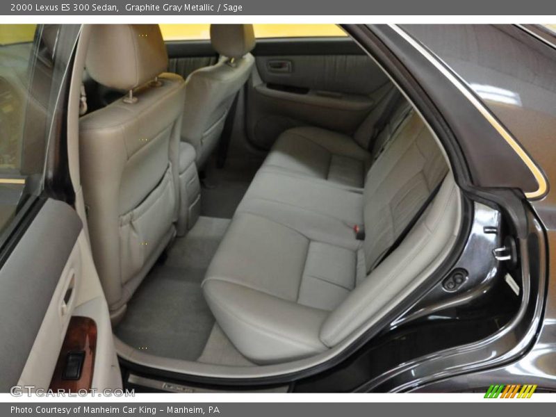 Graphite Gray Metallic / Sage 2000 Lexus ES 300 Sedan
