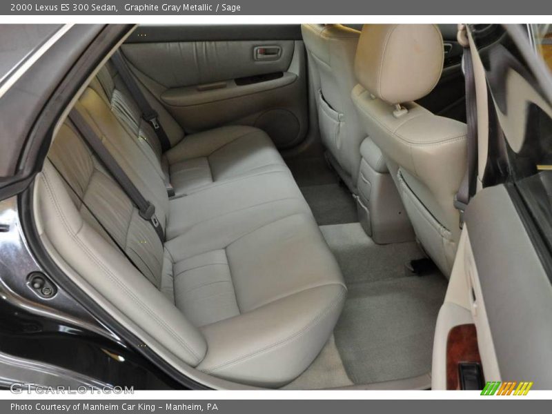Graphite Gray Metallic / Sage 2000 Lexus ES 300 Sedan