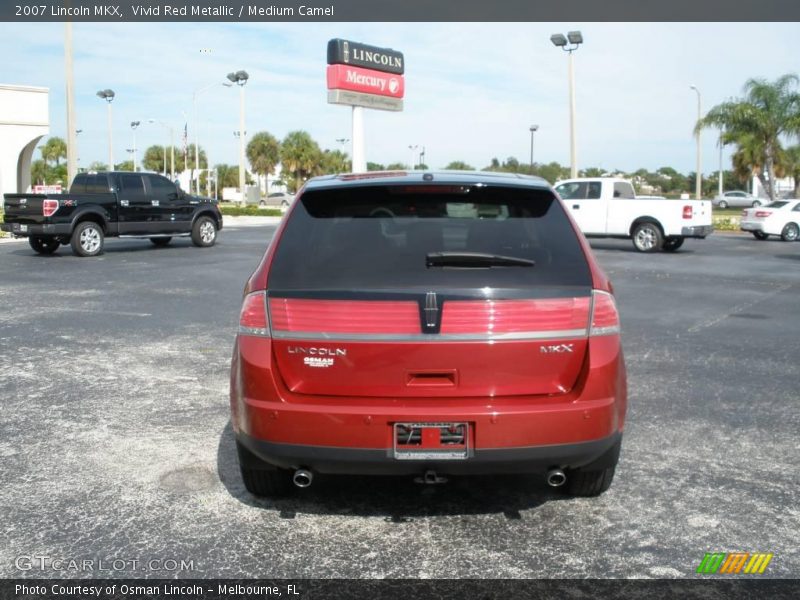 Vivid Red Metallic / Medium Camel 2007 Lincoln MKX