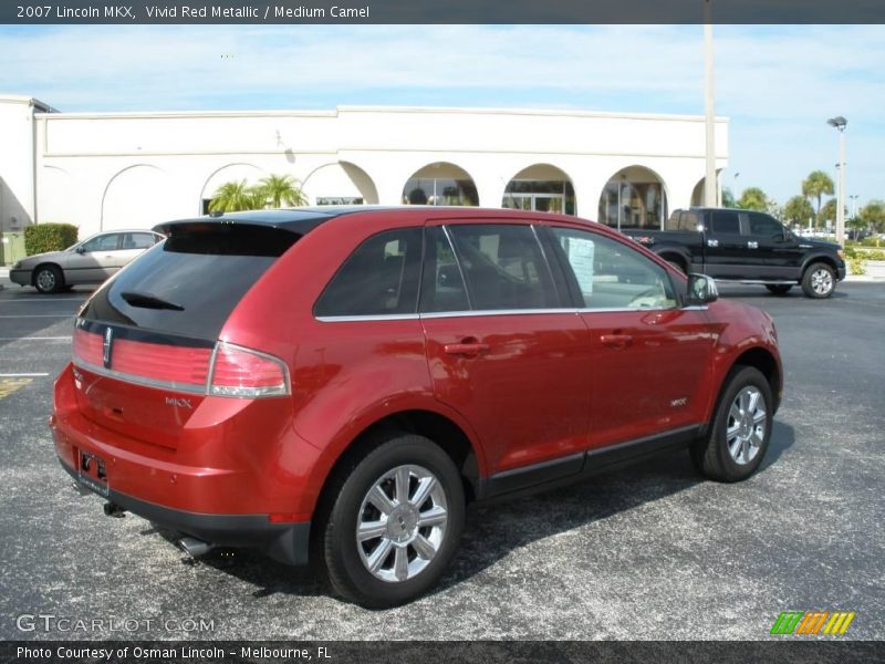 Vivid Red Metallic / Medium Camel 2007 Lincoln MKX