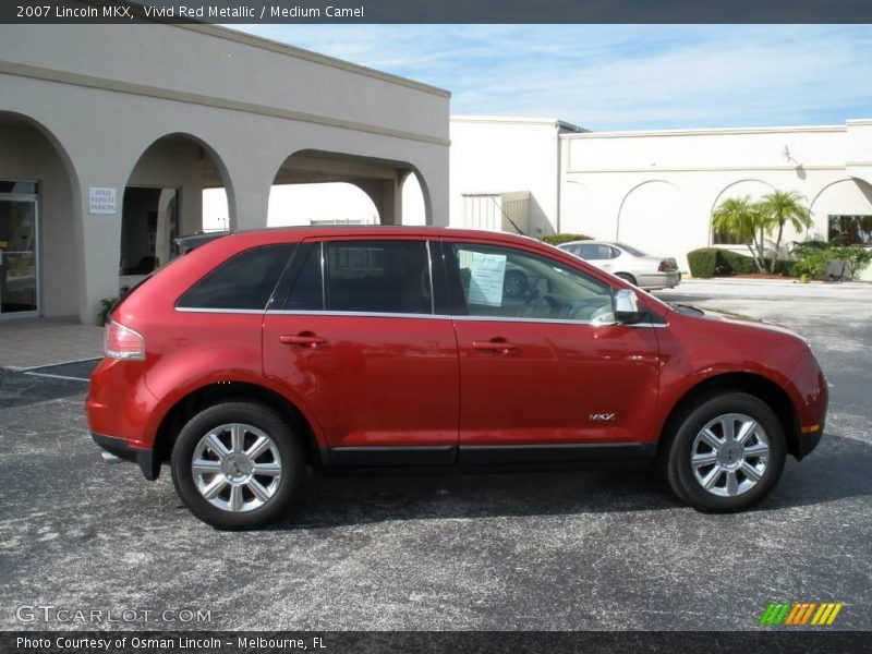Vivid Red Metallic / Medium Camel 2007 Lincoln MKX