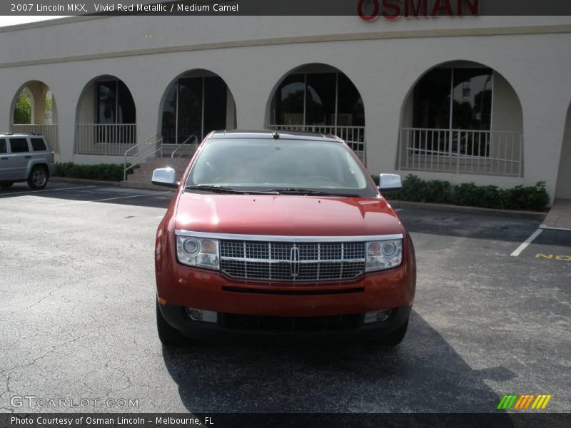 Vivid Red Metallic / Medium Camel 2007 Lincoln MKX