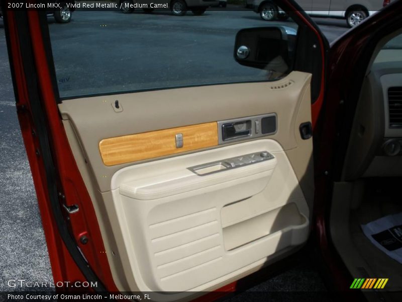 Vivid Red Metallic / Medium Camel 2007 Lincoln MKX