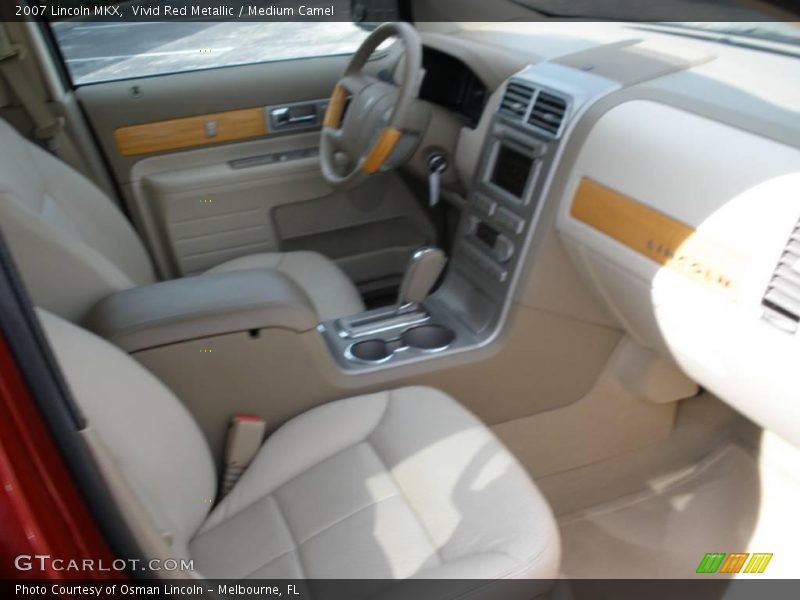 Vivid Red Metallic / Medium Camel 2007 Lincoln MKX