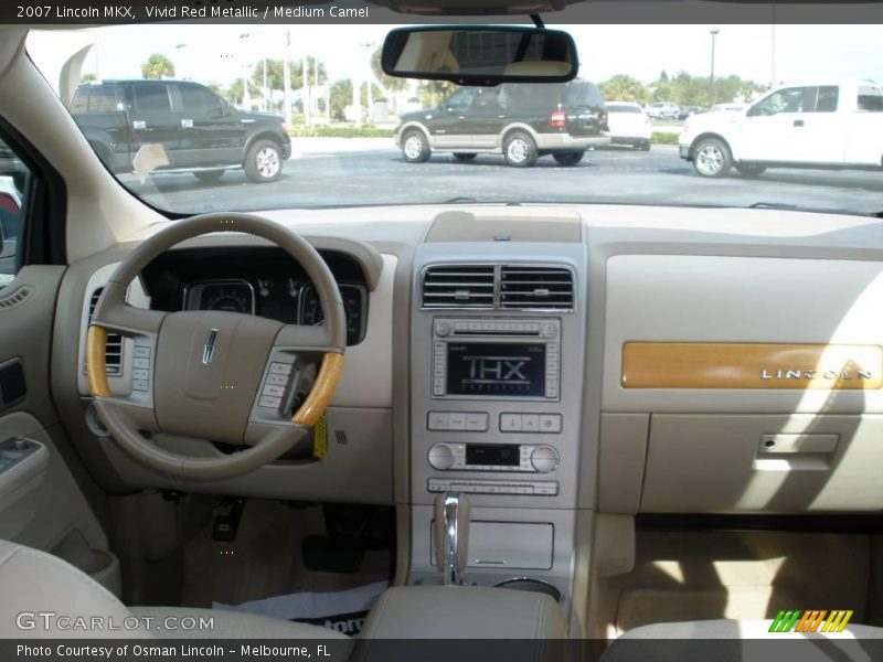 Vivid Red Metallic / Medium Camel 2007 Lincoln MKX