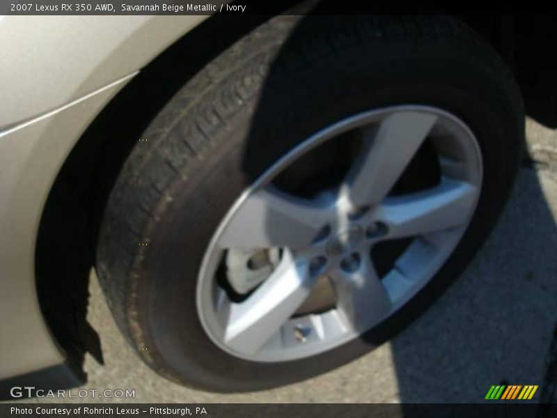 Savannah Beige Metallic / Ivory 2007 Lexus RX 350 AWD