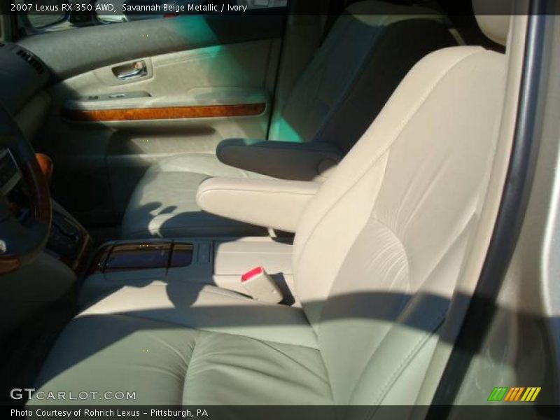 Savannah Beige Metallic / Ivory 2007 Lexus RX 350 AWD