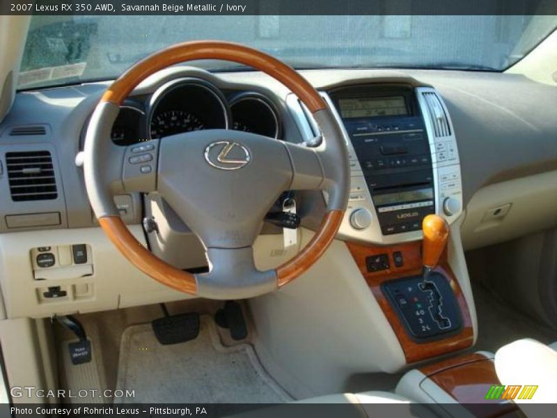 Savannah Beige Metallic / Ivory 2007 Lexus RX 350 AWD