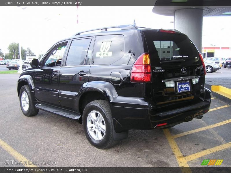 Black Onyx / Dark Gray 2005 Lexus GX 470