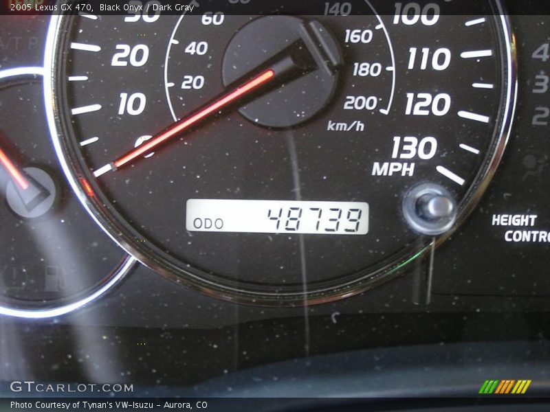 Black Onyx / Dark Gray 2005 Lexus GX 470
