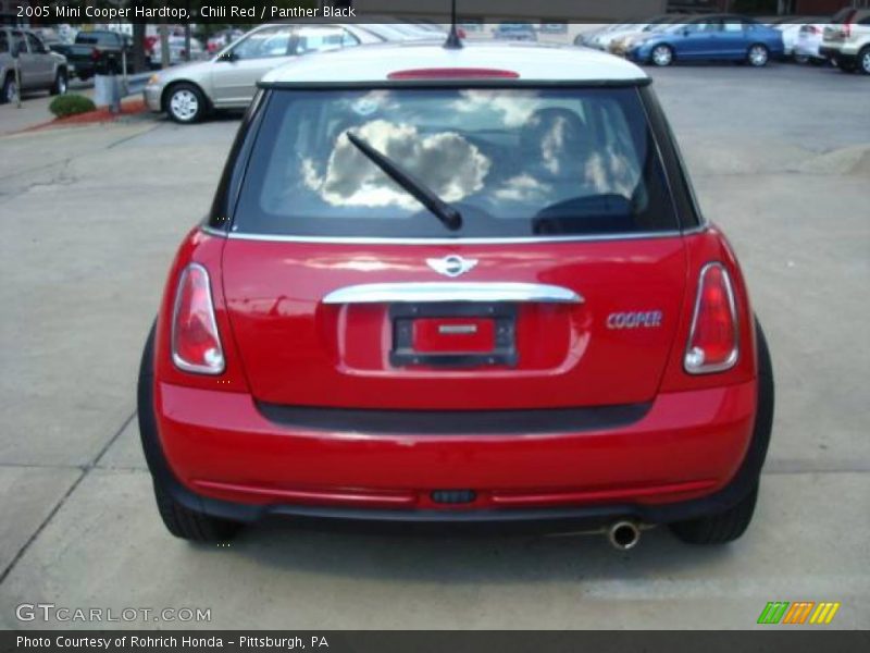 Chili Red / Panther Black 2005 Mini Cooper Hardtop