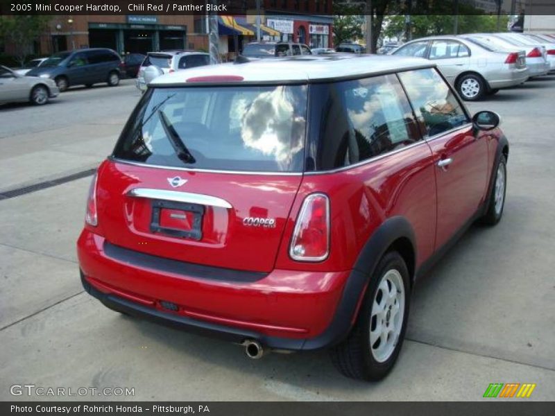 Chili Red / Panther Black 2005 Mini Cooper Hardtop