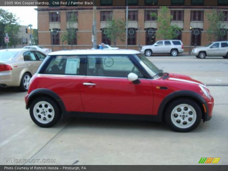 Chili Red / Panther Black 2005 Mini Cooper Hardtop