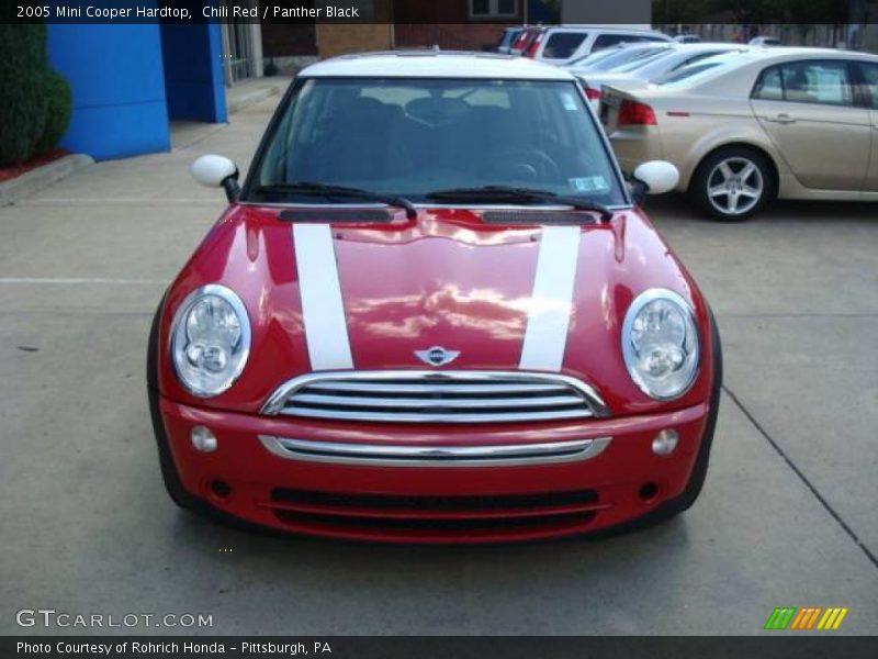 Chili Red / Panther Black 2005 Mini Cooper Hardtop