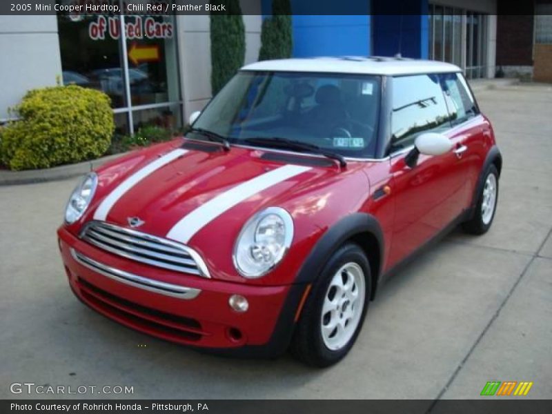 Chili Red / Panther Black 2005 Mini Cooper Hardtop