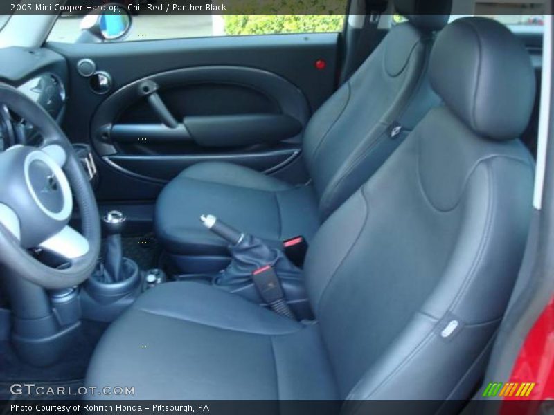 Chili Red / Panther Black 2005 Mini Cooper Hardtop