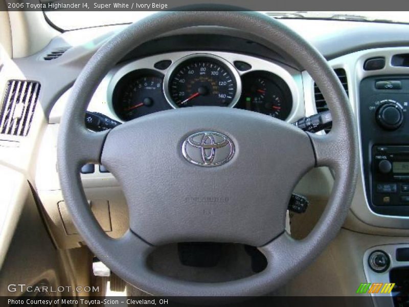 Super White / Ivory Beige 2006 Toyota Highlander I4