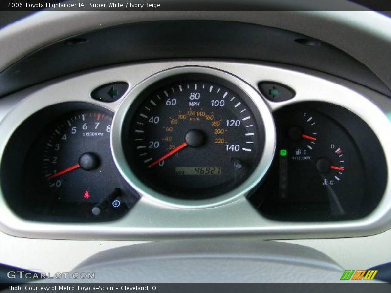 Super White / Ivory Beige 2006 Toyota Highlander I4