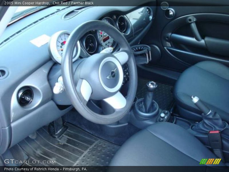 Chili Red / Panther Black 2005 Mini Cooper Hardtop