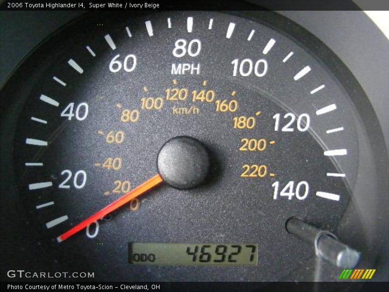 Super White / Ivory Beige 2006 Toyota Highlander I4