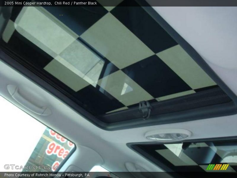 Chili Red / Panther Black 2005 Mini Cooper Hardtop
