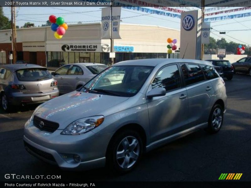 Silver Streak Mica / Dark Charcoal 2007 Toyota Matrix XR