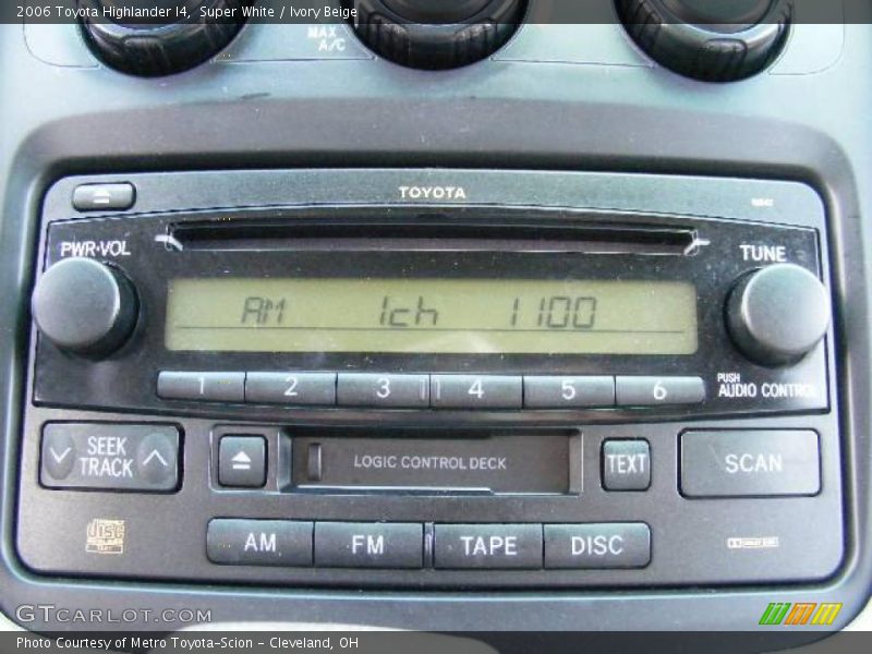 Super White / Ivory Beige 2006 Toyota Highlander I4