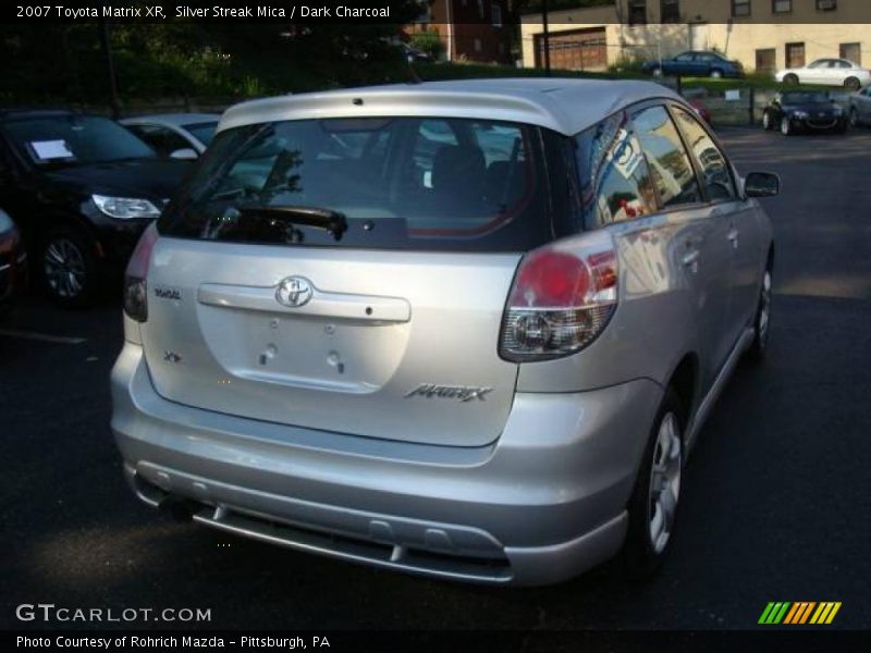 Silver Streak Mica / Dark Charcoal 2007 Toyota Matrix XR