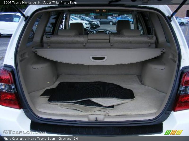 Super White / Ivory Beige 2006 Toyota Highlander I4