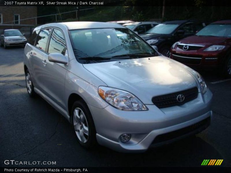 Silver Streak Mica / Dark Charcoal 2007 Toyota Matrix XR