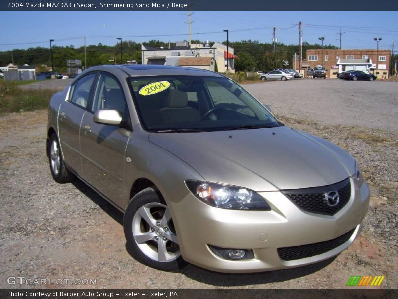 Shimmering Sand Mica / Beige 2004 Mazda MAZDA3 i Sedan