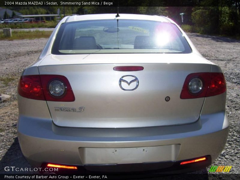 Shimmering Sand Mica / Beige 2004 Mazda MAZDA3 i Sedan