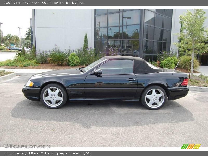 Black / Java 2001 Mercedes-Benz SL 500 Roadster