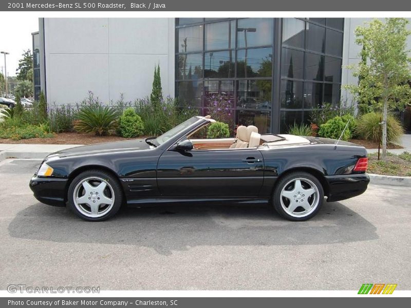 Black / Java 2001 Mercedes-Benz SL 500 Roadster