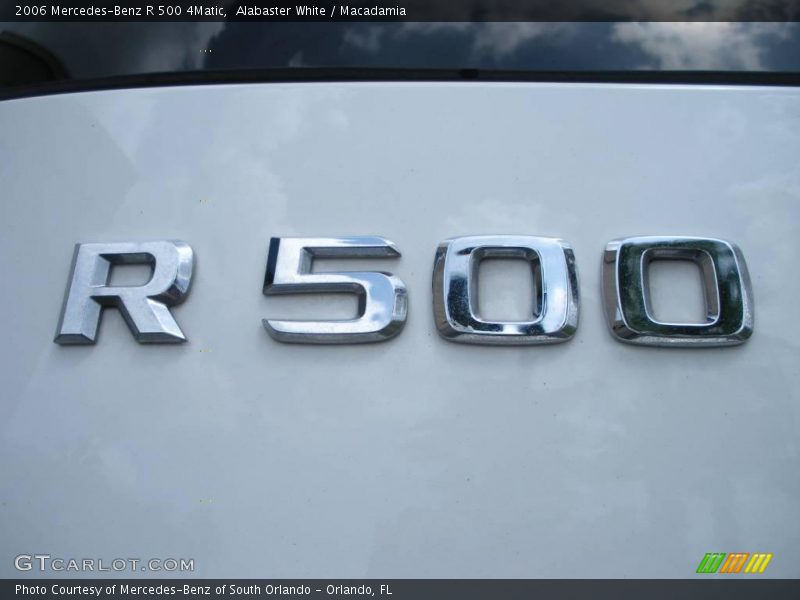 Alabaster White / Macadamia 2006 Mercedes-Benz R 500 4Matic