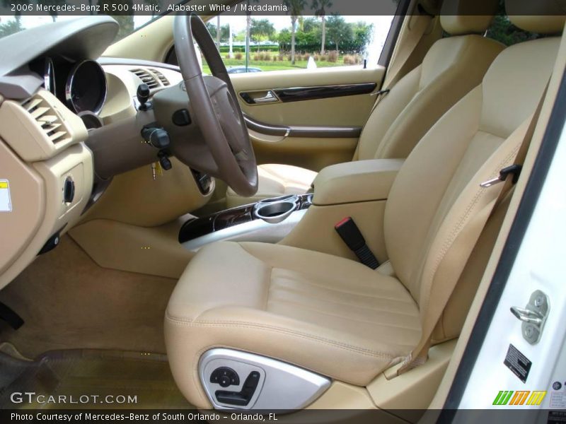 Alabaster White / Macadamia 2006 Mercedes-Benz R 500 4Matic