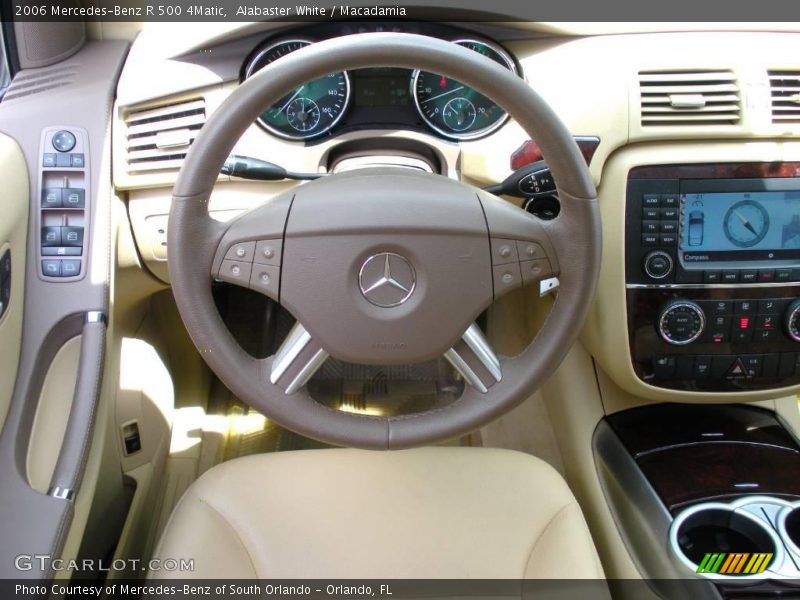 Alabaster White / Macadamia 2006 Mercedes-Benz R 500 4Matic