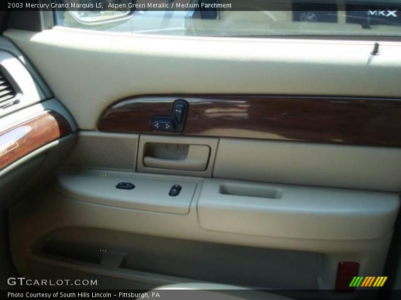 Aspen Green Metallic / Medium Parchment 2003 Mercury Grand Marquis LS