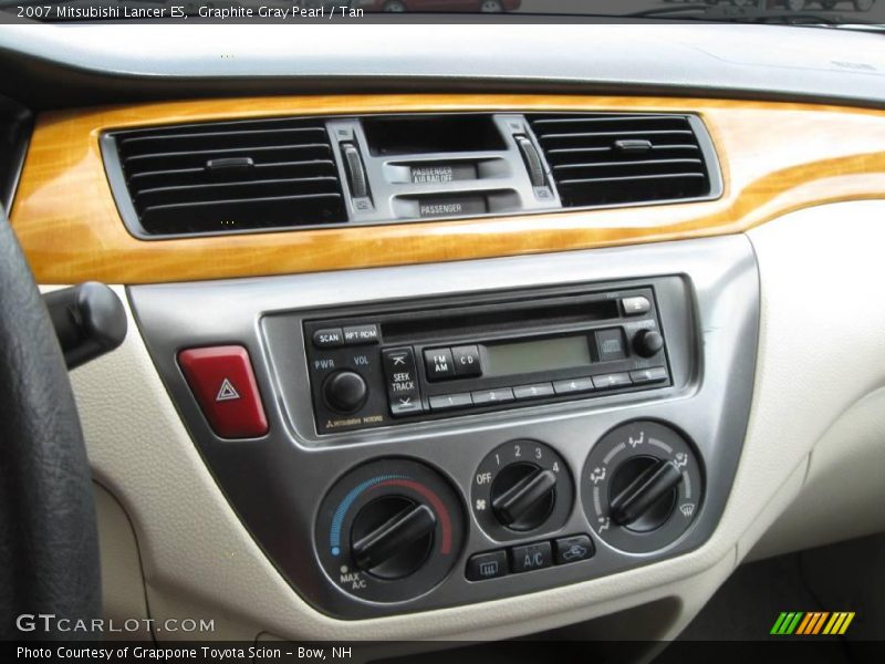 Graphite Gray Pearl / Tan 2007 Mitsubishi Lancer ES