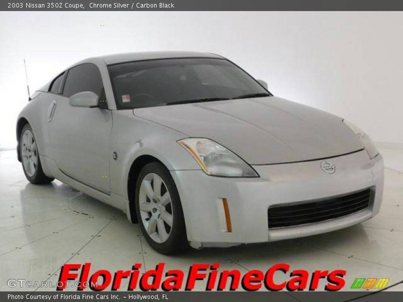 Chrome Silver / Carbon Black 2003 Nissan 350Z Coupe