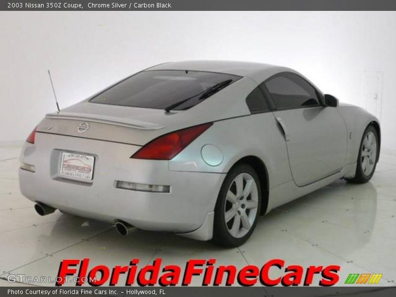 Chrome Silver / Carbon Black 2003 Nissan 350Z Coupe