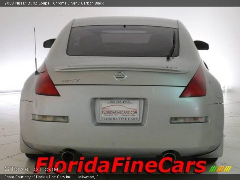 Chrome Silver / Carbon Black 2003 Nissan 350Z Coupe