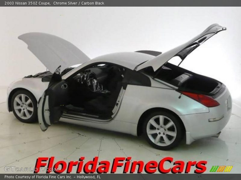 Chrome Silver / Carbon Black 2003 Nissan 350Z Coupe