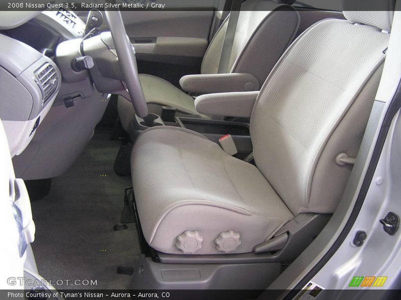 Radiant Silver Metallic / Gray 2008 Nissan Quest 3.5