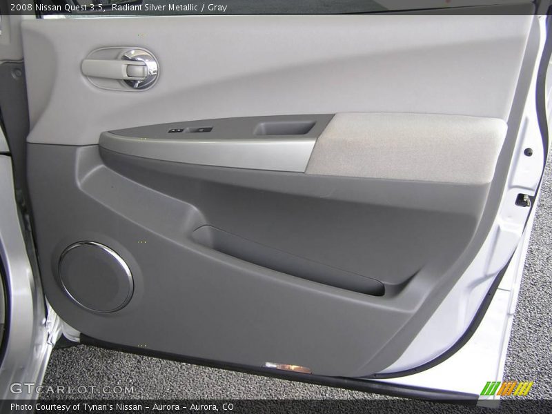 Radiant Silver Metallic / Gray 2008 Nissan Quest 3.5