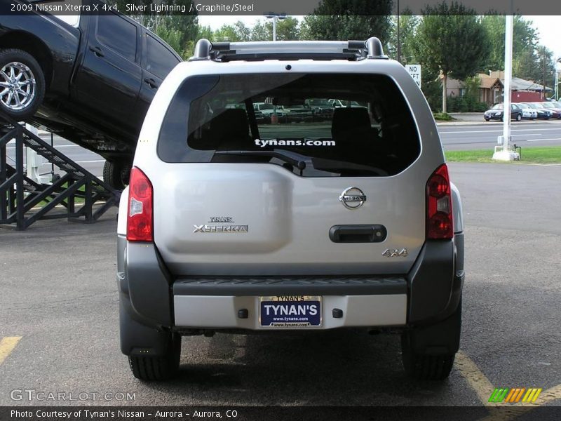 Silver Lightning / Graphite/Steel 2009 Nissan Xterra X 4x4