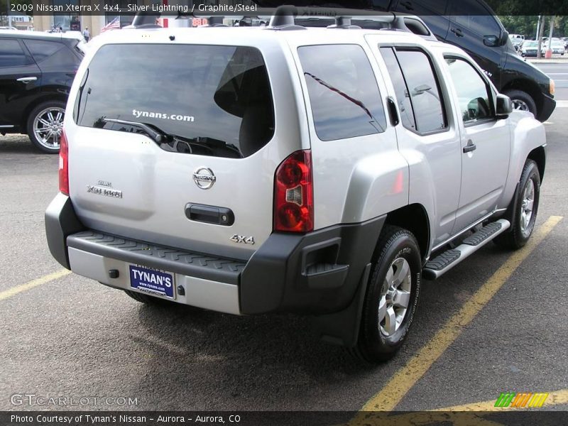 Silver Lightning / Graphite/Steel 2009 Nissan Xterra X 4x4