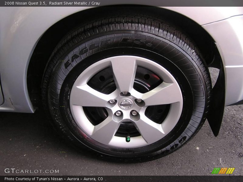 Radiant Silver Metallic / Gray 2008 Nissan Quest 3.5