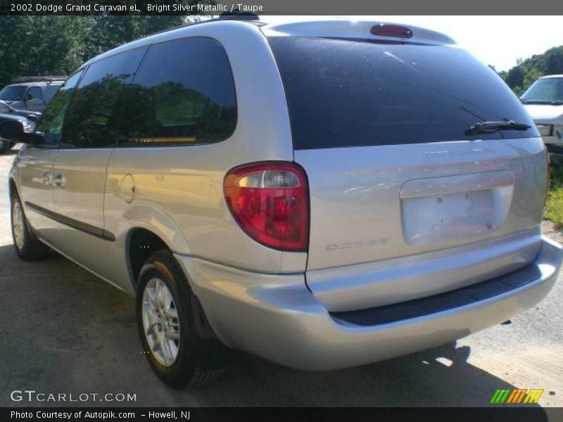 Bright Silver Metallic / Taupe 2002 Dodge Grand Caravan eL
