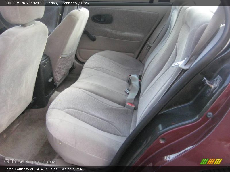 Cranberry / Gray 2002 Saturn S Series SL2 Sedan